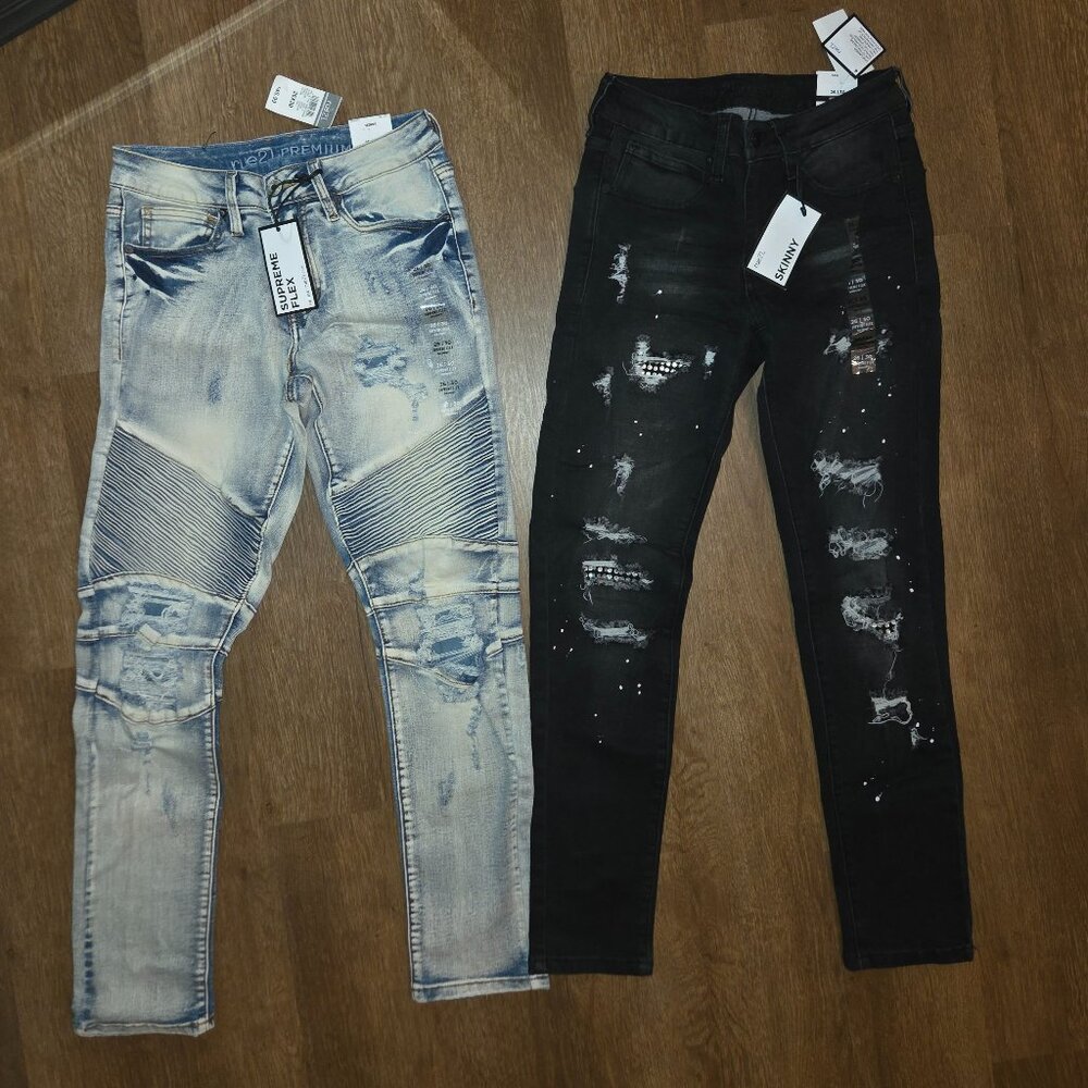 2 pair bundle skinny jeans